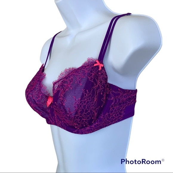 Victoria Secret Unlined Demi-buste Lace Bra - Picture 5 of 6